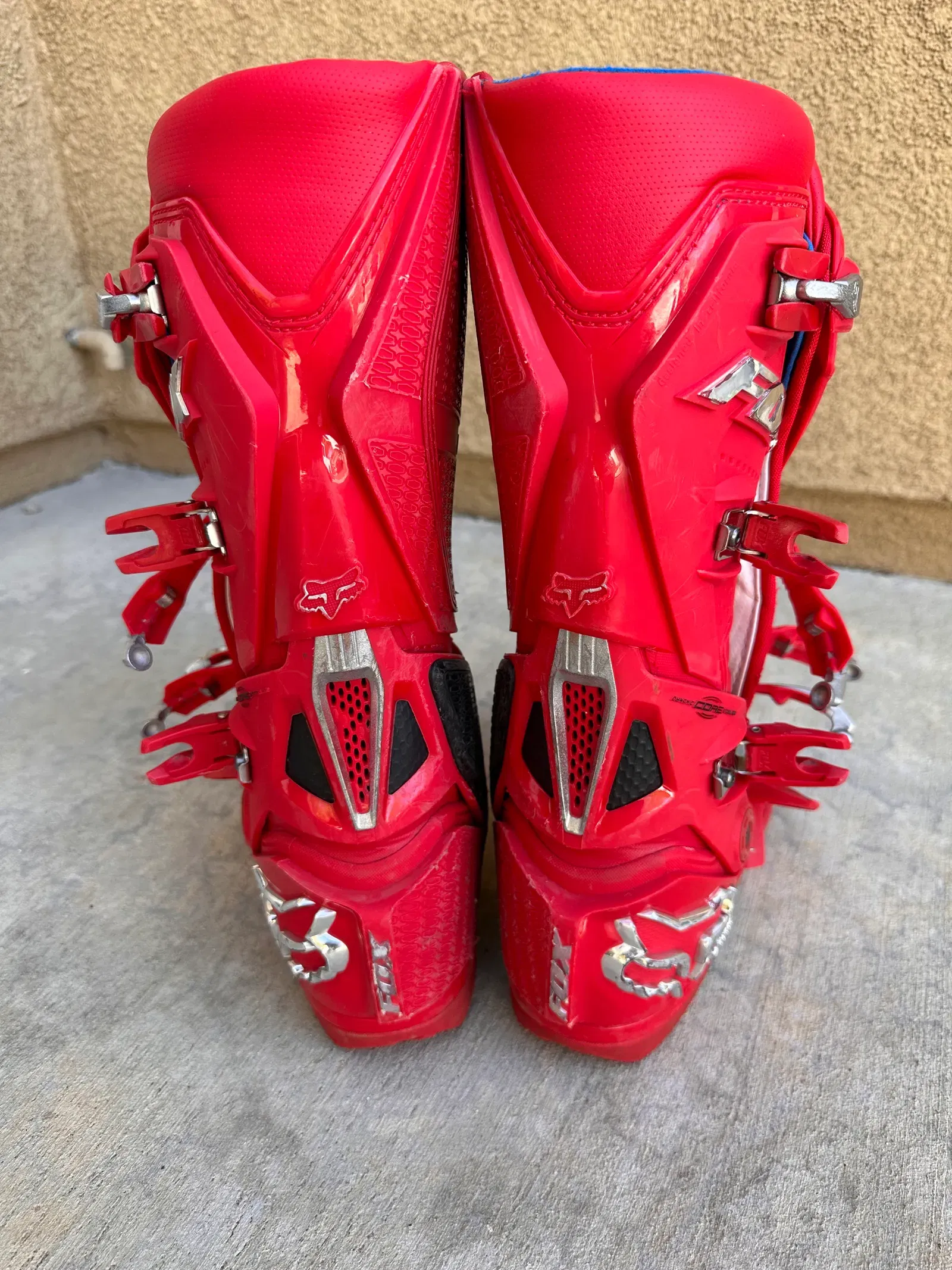 fox instinct boots - size 10 - red | MX Locker