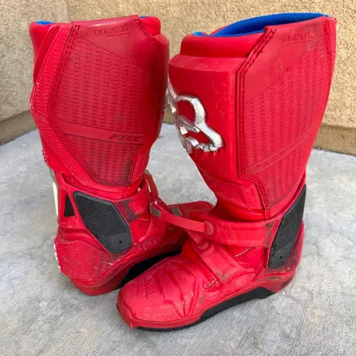 fox instinct boots - size 10 - red