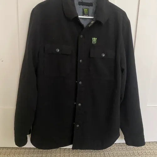 Monster Energy ATHLETE ONLY Button Up Jacket-Medium