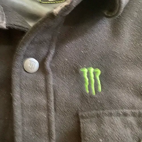 Monster Energy ATHLETE ONLY Button Up Jacket-Medium