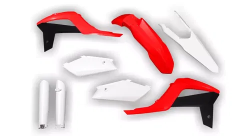 GAS GAS 2012 2013 EC125 EC200 EC250 EC300 Polisport plastics kit red white