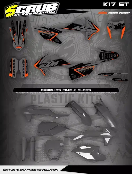 Plastics + Graphics KTM 2017 2018 2019 XC-W XCF-W EXC EXC-F