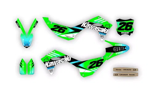 Kawasaki KX450 2024 2025 KX250 2025 Graphics Decals Stickers SCRUB