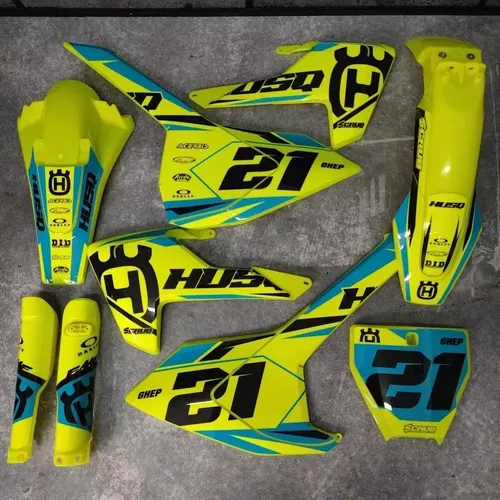 Plastics + Graphics Husqvarna TC 85 2018-2024 applied
