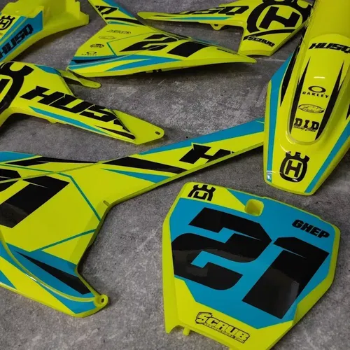 Plastics + Graphics Husqvarna TC 85 2018-2024 applied