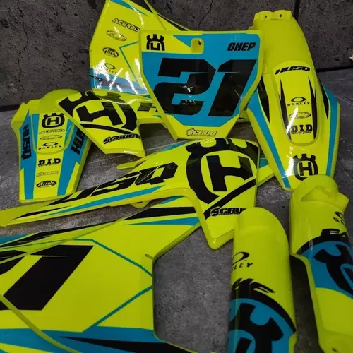 Plastics + Graphics Husqvarna TC 85 2018-2024 applied