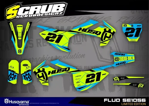 Plastics + Graphics Husqvarna TC 85 2018-2024 applied