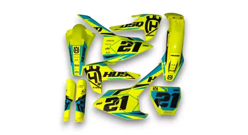 Plastics + Graphics Husqvarna TC 85 2018-2024 applied