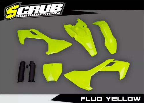 Husqvarna TC 65 2016-2023 FLUO Plastics body kit