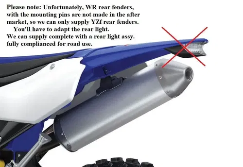 Plastics + Graphics Yamaha WR450F 2019-2023 WR250F 2020-2024