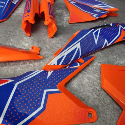 Plastics + Graphics applied KTM 2023 2024 XC XC-F SX SX-F 125 150 250 350 450