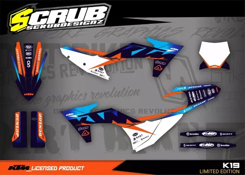 KTM 2023 2024 SX SX-F XC XC-F Graphics decals stickers kit