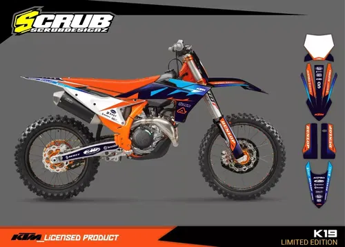 KTM 2023 2024 SX SX-F XC XC-F Graphics decals stickers kit
