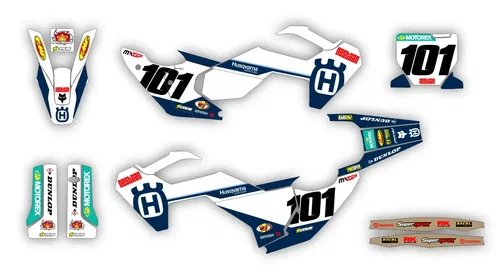 Husqvarna TC FC 2023 2024 - 125 250 350 450 Graphics Decals Stickers