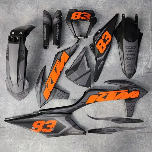 Plastics + Graphics KTM 2020 2021 2022 2023 XC-W XCF-W EXC EXC-F decals stickers