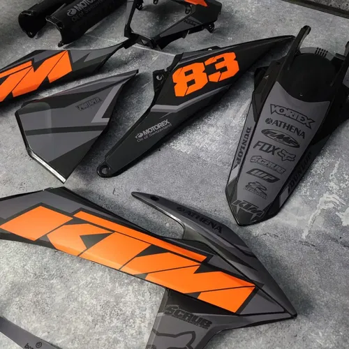 Plastics + Graphics KTM 2020 2021 2022 2023 XC-W XCF-W EXC EXC-F decals stickers