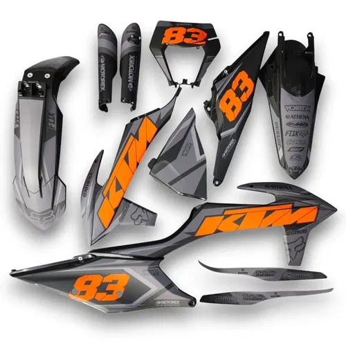 Plastics + Graphics KTM 2020 2021 2022 2023 XC-W XCF-W EXC EXC-F decals stickers