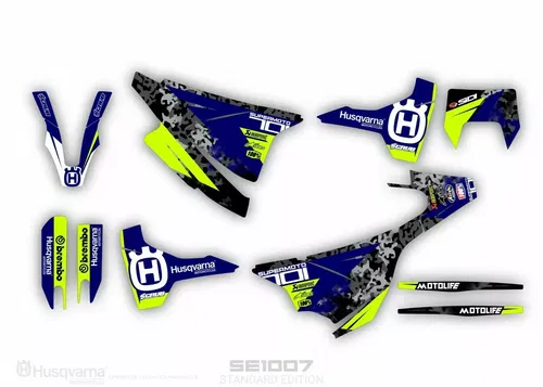 Graphics Husqvarna 701 SM 2016 - 2023 Decals stickers kit Supermoto