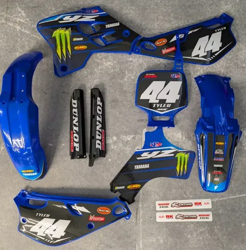 Plastics + Graphics Yamaha YZ 80 1993-2001 Restyle | Custom race number