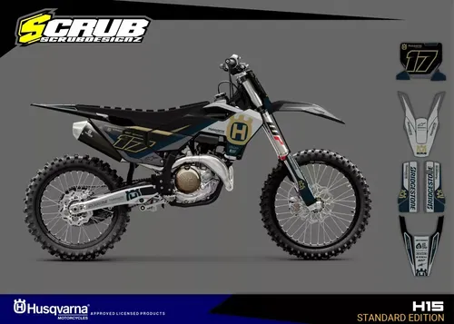 Husqvarna 2023 2024 TC FC TX FX Graphics decals stickers | Custom race number