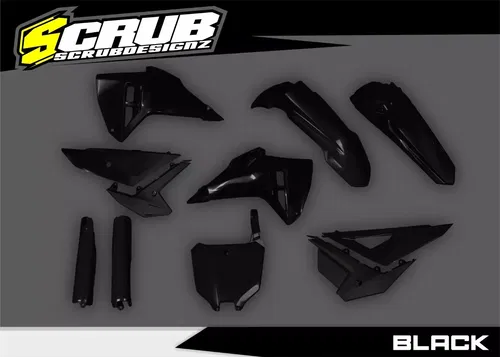 Honda 2025 CRF450R CRF250R Plastics kit Black