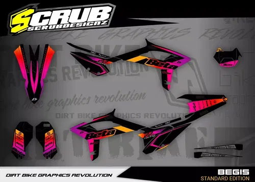 Plastics + Graphics applied Beta RR Polisport Restyle 2019