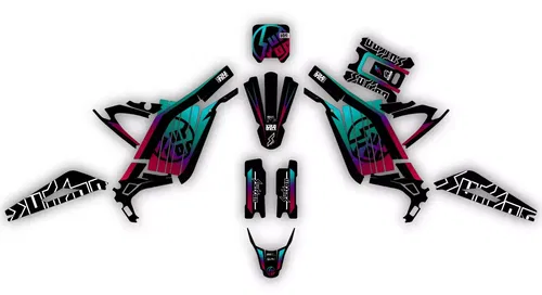 Sur-Ron Light Bee Graphics Decals Stickers Wrap kit Sur Ron Surron
