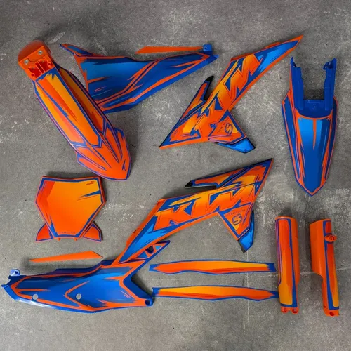 Plastics + Graphics KTM 2023 2024 2025 XC XC-F SX SX-F Orange Blue