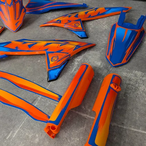Plastics + Graphics KTM 2023 2024 2025 XC XC-F SX SX-F Orange Blue