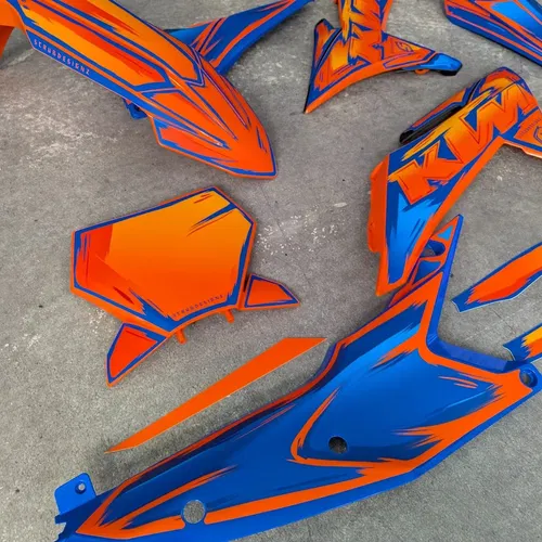 Plastics + Graphics KTM 2023 2024 2025 XC XC-F SX SX-F Orange Blue
