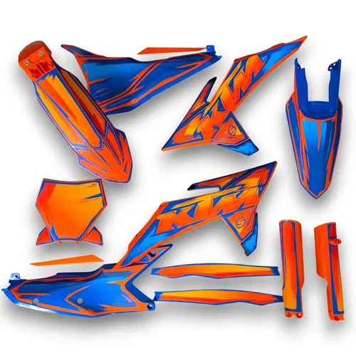 Plastics + Graphics KTM 2023 2024 2025 XC XC-F SX SX-F Orange Blue
