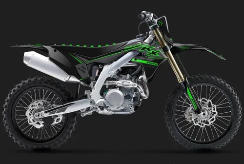 Plastics + Graphics Kawasaki KX450 2019-2023 KX250 2021-2024 applied
