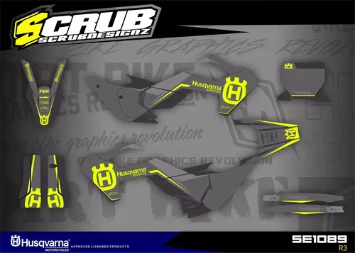 Husqvarna 2023 2024 TC FC 125 250 350 450 Graphics decals stickers