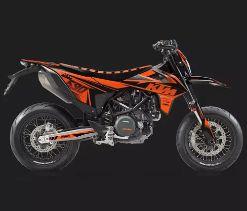 Graphics Kit KTM 690 SMC R 2019 2020 2021 2022 2023 Decals Supermoto SCRUB