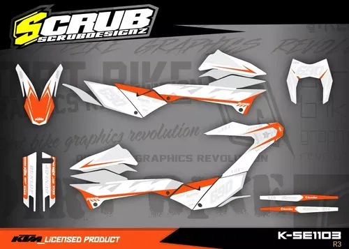 KTM SMC-R 690 2012 2013 2014 2015 2016 2017 2018 Supermoto Graphics decals