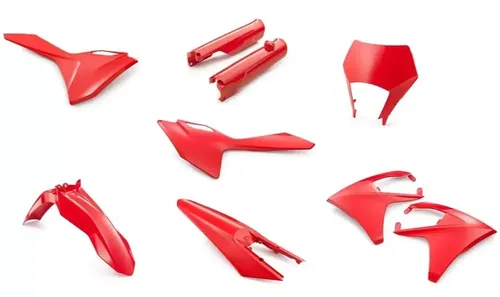 Gas Gas 2024 2025 EC EC-F Red Plastics kit + Fork guards
