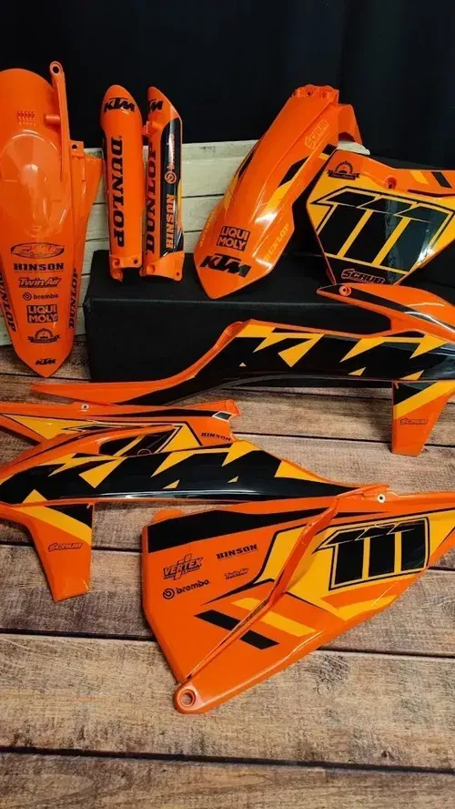 Plastics + Graphics KTM 2016-2018 XC XC-F SX SX-F applied fitted