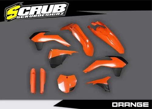 Plastics Kit Orange KTM SX SX-F XC XC-F 2015 125-150-250-300-350-450-505