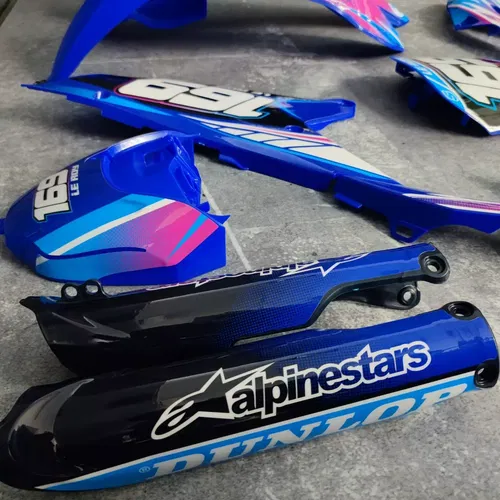 Plastics + Graphics Yamaha YZ450F 2023-2025 YZ250F 2024-2025 Custom number +name