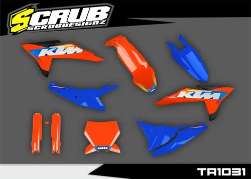 Restyle Plastics Kit + Decals KTM 2023 2024 2025 SX SX-F + Fork guards