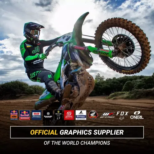 Plastics + Graphics Kawasaki KX Restyle KX125 KX250 2004-2008