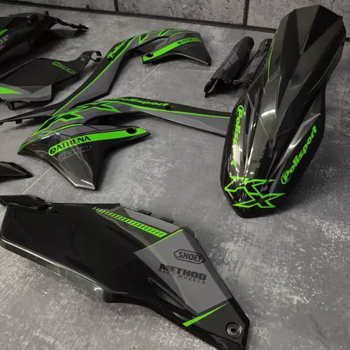 Plastics + Graphics Kawasaki KX Restyle KX125 KX250 2004-2008