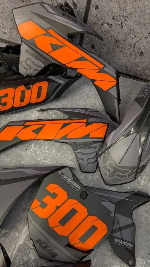 Plastics + Graphics KTM 2013 2014 XC XC-F SX SX-F Matte