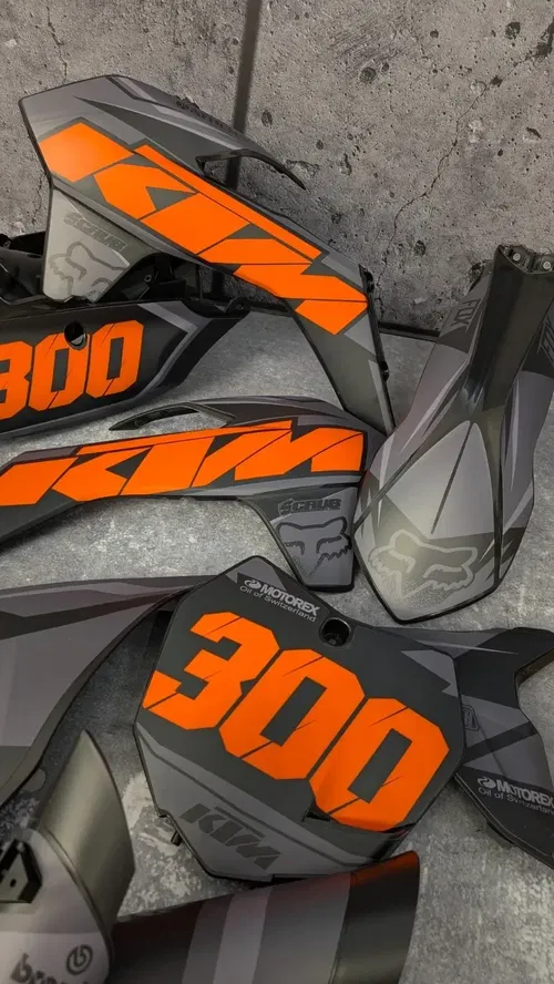 Plastics + Graphics KTM 2013 2014 XC XC-F SX SX-F Matte