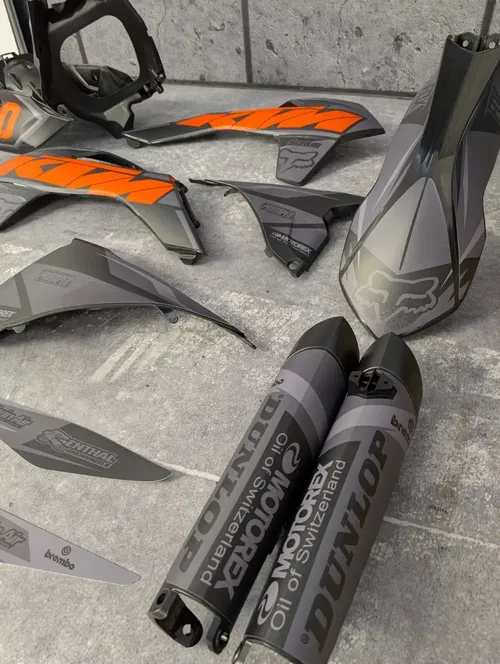 Plastics + Graphics KTM 2013 2014 XC XC-F SX SX-F Matte