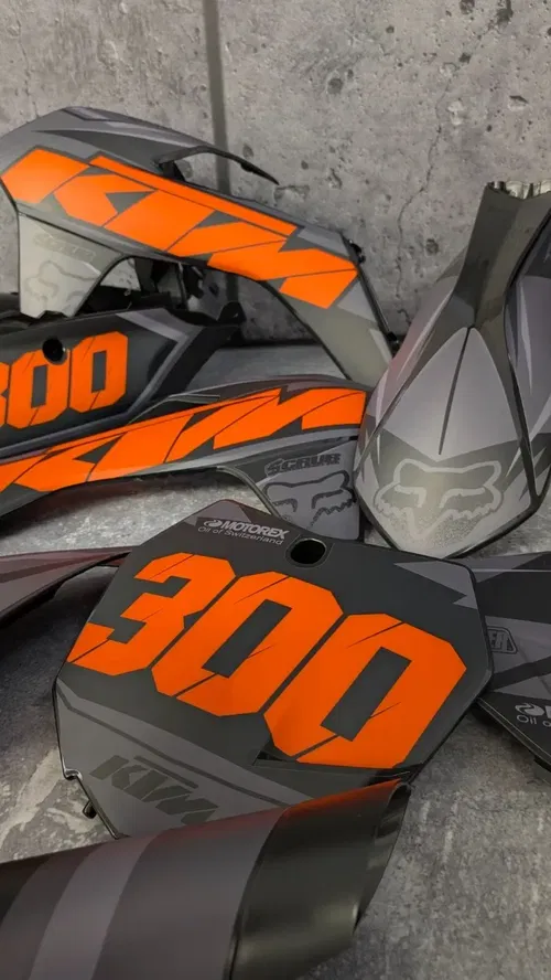 Plastics + Graphics KTM 2013 2014 XC XC-F SX SX-F Matte