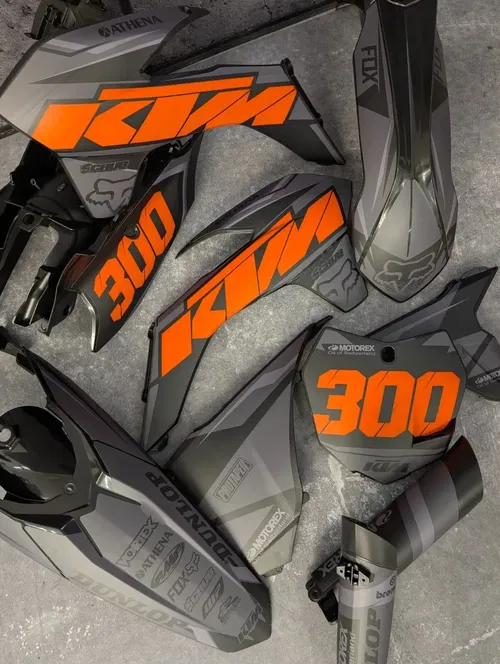 Plastics + Graphics KTM 2013 2014 XC XC-F SX SX-F Matte