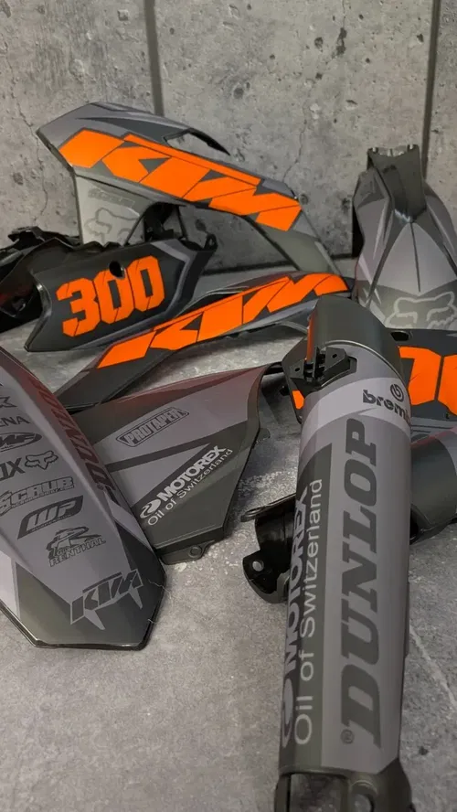 Plastics + Graphics KTM 2013 2014 XC XC-F SX SX-F Matte