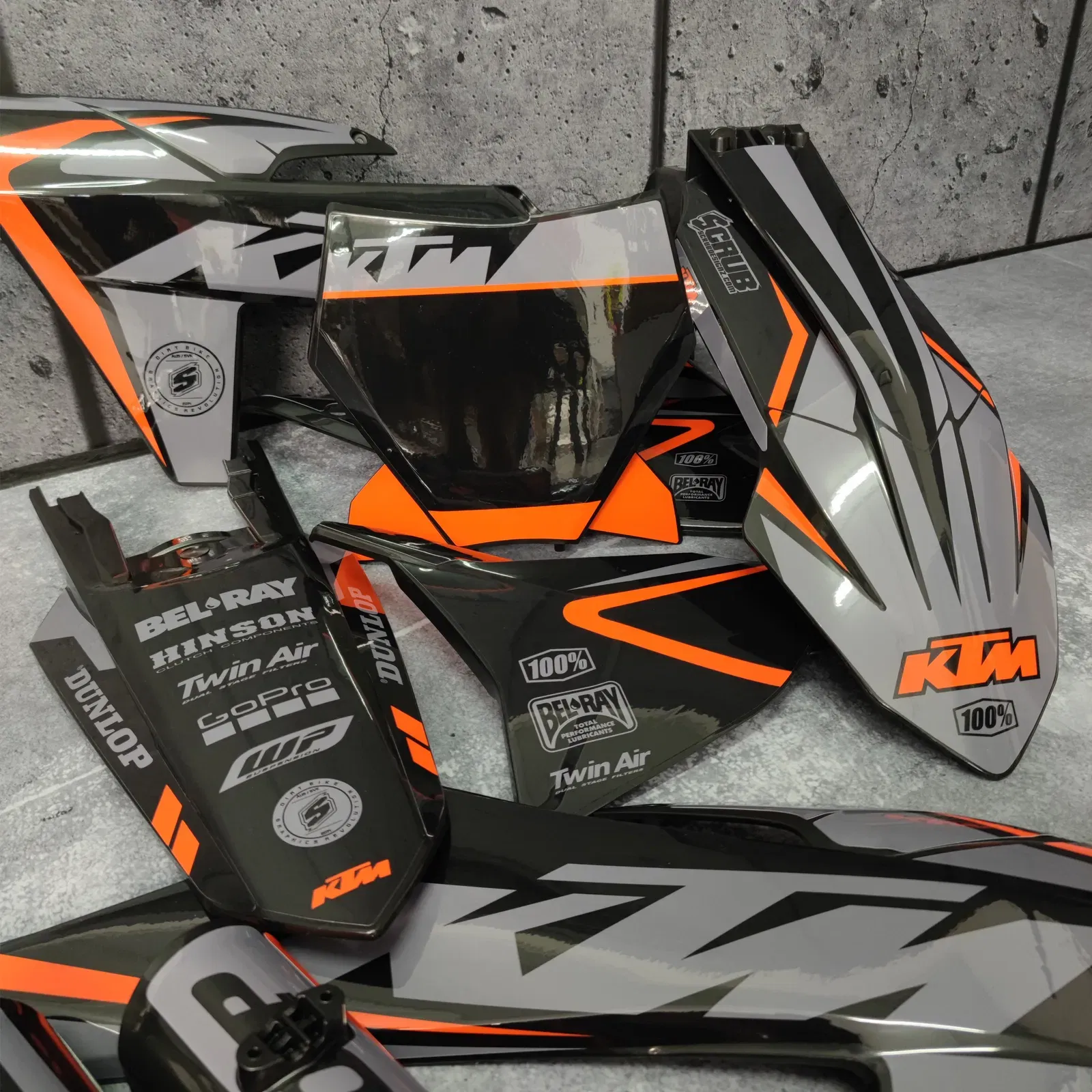Graphics & Plastics kit for KTM SX SX-F XC-XC-F 2023-2024 Graphics & Plastics kit for KTM SX SX-F XC-XC-F 2023-2024