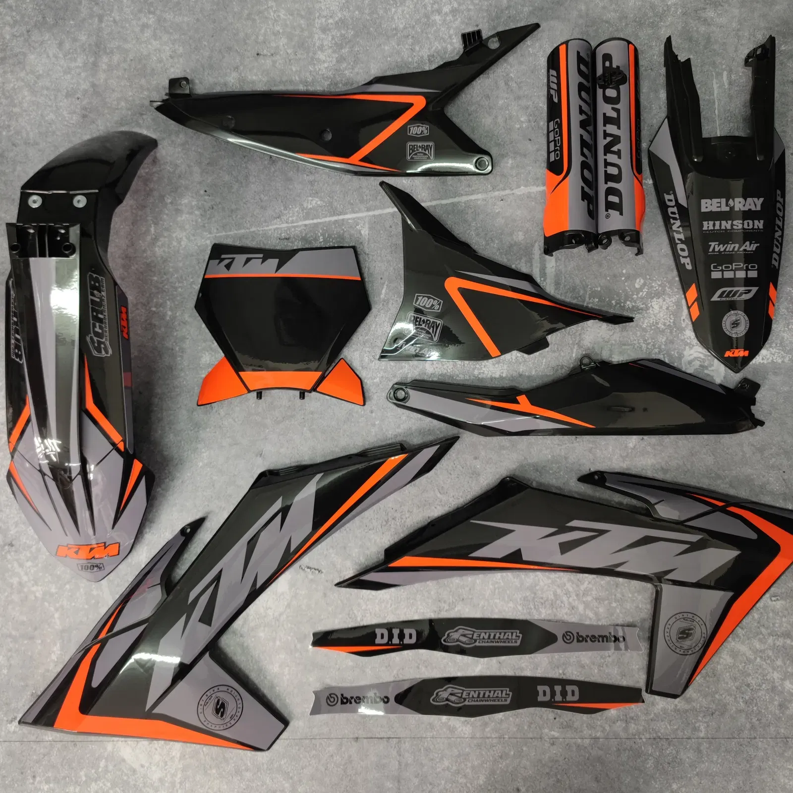 Acerbis Plastic Kit KTM SX/SX-F/XC/XC-F (11-12) Original 12 - MX1 Canada